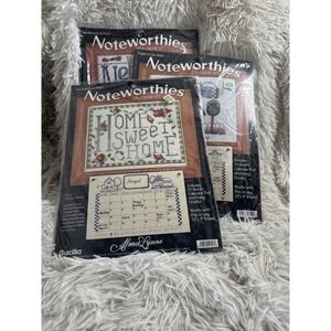 (3)) VTG Bucilla Counted Cross Stitch Calendar Kit Love;Needlework;Home